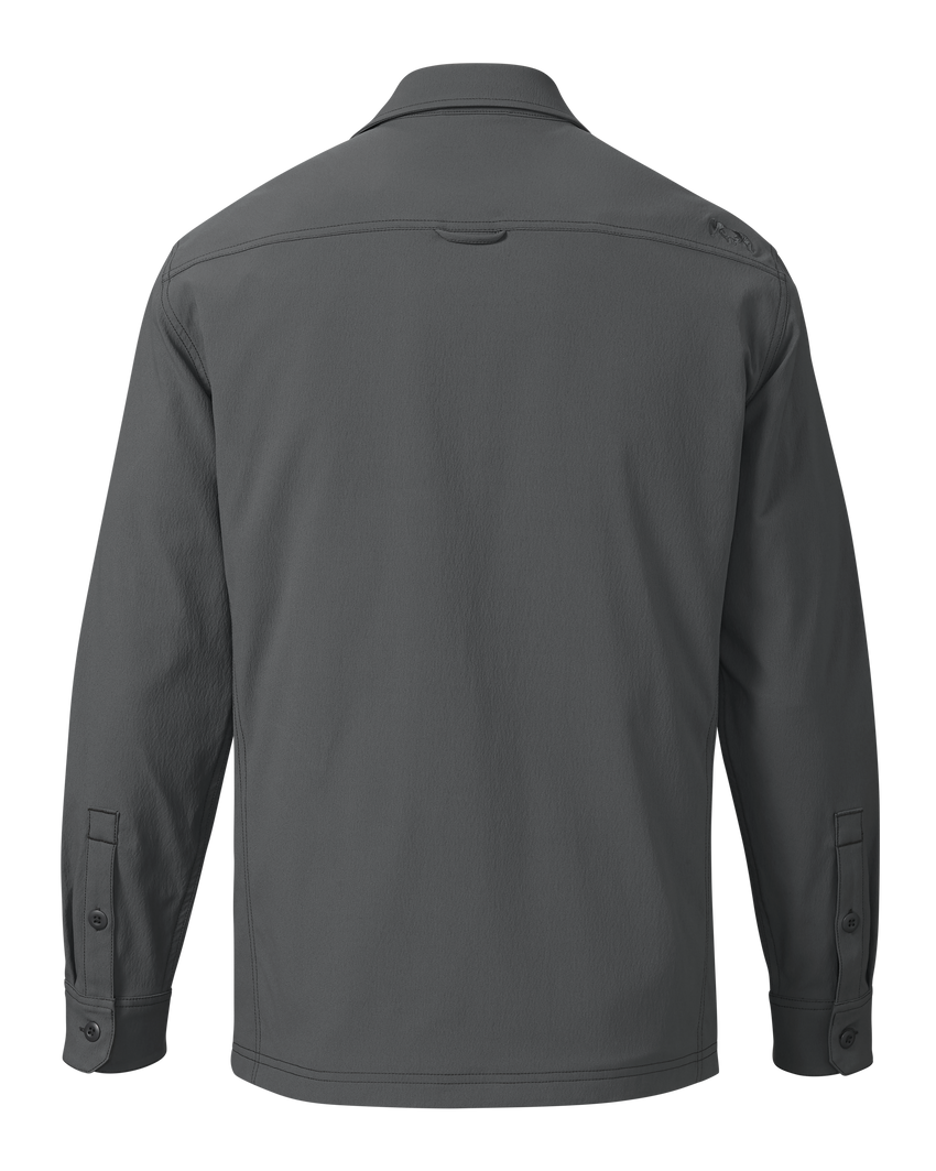 Motive Flannel Lined Shirt Jacket | Gunmetal